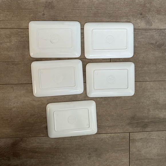 Set Of 5 Melamine Trays MICHEL DELACROIX Paris Street Scenes - Picture 6 of 7